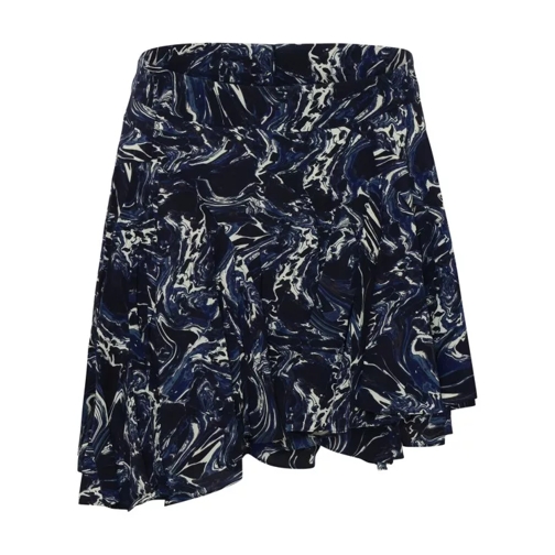 Isabel Marant Teyana' Blue Silk Skirt Blue 