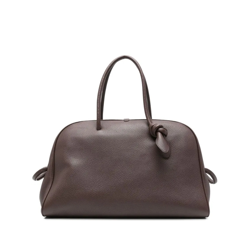 Jacquemus Crossbody Bag Textured Silk And Nylon Bag Brown