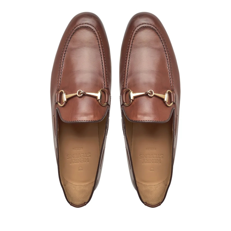 Henry Stevens Mocassin Loafer Maxwell HL mittel-braun(Image 4)