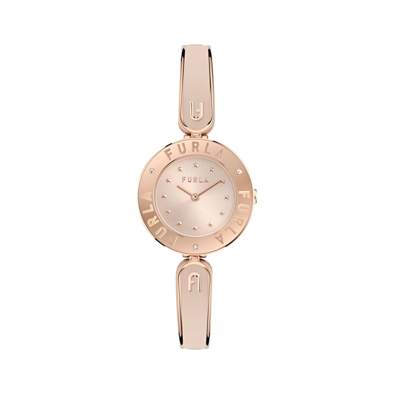 Furla Quarzuhr Quarz-Analoguhr Furla Essential pink