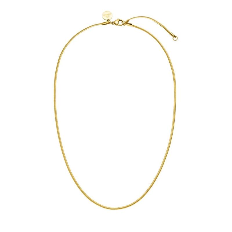 Purelei Mittellange Halskette Kette Sleeky gold