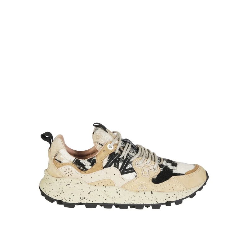 Flower Mountain Lage-top sneaker Dames Yamano 3 braun
