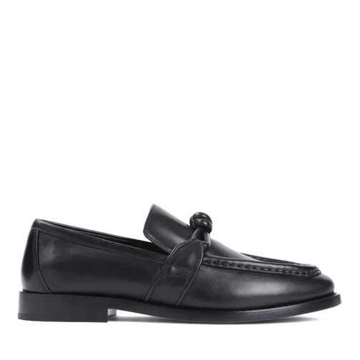 Bottega Veneta Stiefel Black Calf Leather Astaire Loafer Black