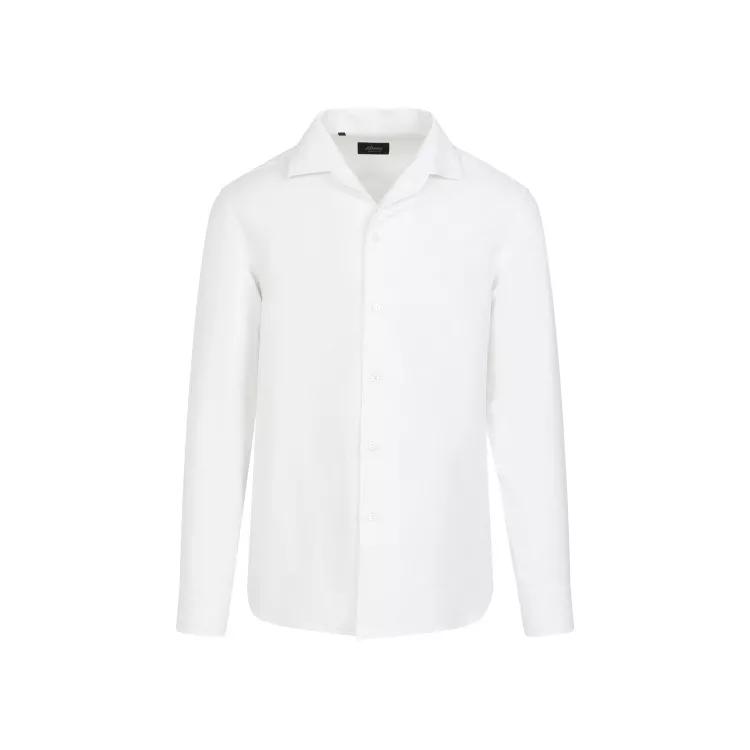 Brioni - White Cotton Shirt - Größe S - white