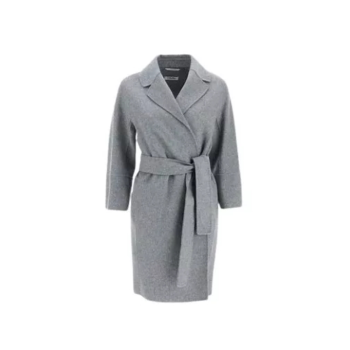 Max Mara  Arona Open Coat Grey