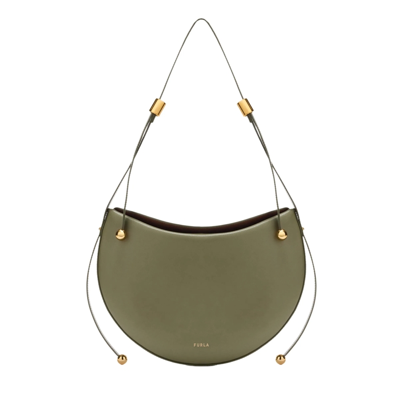 Furla Schultertasche Furla Moonstone M Shoulder Bag Avocado