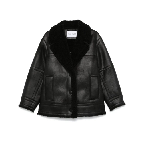 Stand Studio Veste en shearling Black Louisa Jacket Black