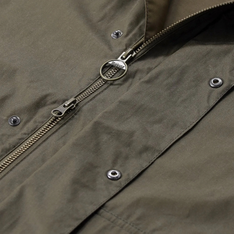 Barbour Overgangsjas Wachsjacke aus Baumwolle grün(Image 4)