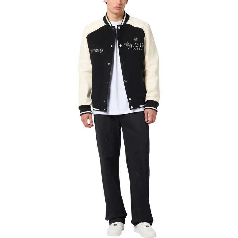Philipp Plein Jogginghose Tracksuit Trousers Monogram Stones Monogram schwarz(Image 4)