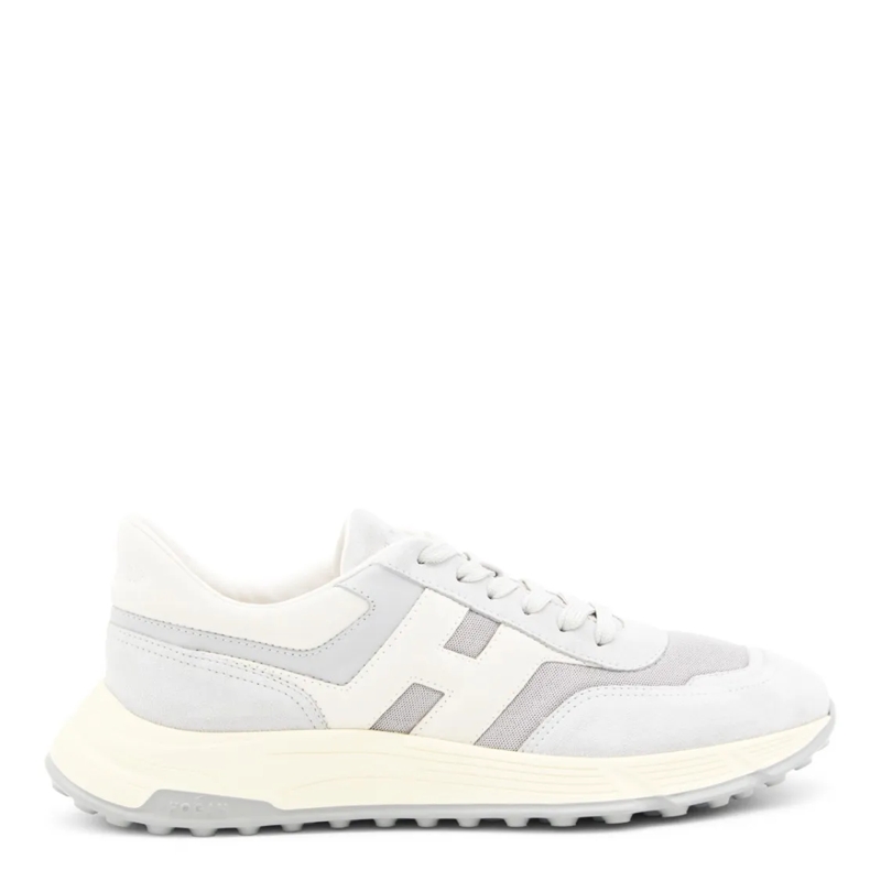 Hogan Lage-top sneaker Grey Leather Sneakers White