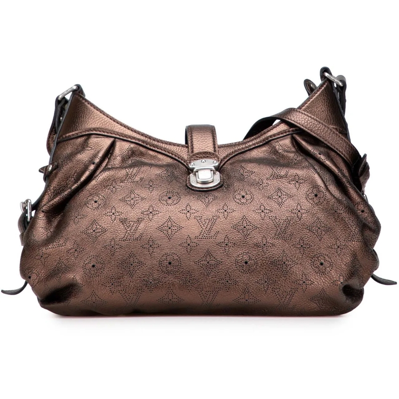 Louis Vuitton Schultertasche Monogram Mahina XS braun