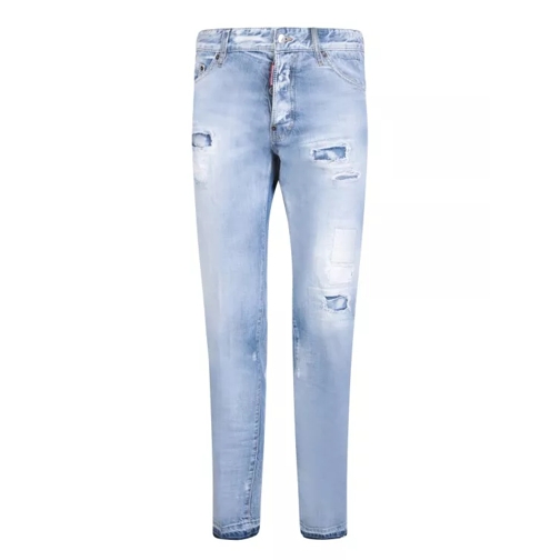 Dsquared2 Light Blue Ripped Jeans Blue Jeans