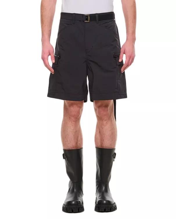 Sacai - Rip Stop Shorts - Größe 1 - black