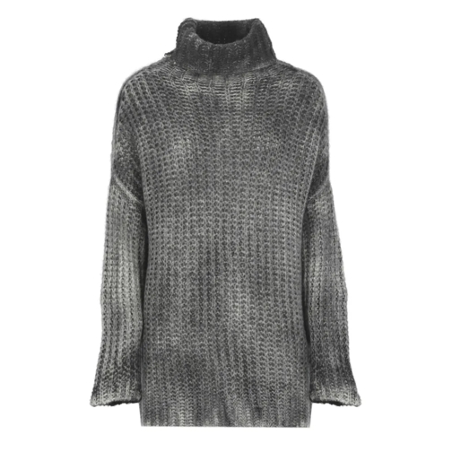 CALIBAN Cashmere And Silk Sweater Grey Rollkragenpullover