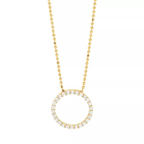 Sif Jakobs Jewellery Biella Pendant And Chain 45 cm 18K Yellow Gold Plated Medium Necklace
