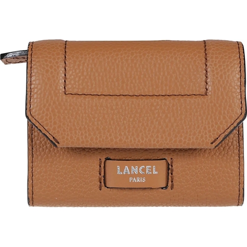 Lancel Geldbörse Ninon Mini Flap Wallet Brown schwarz