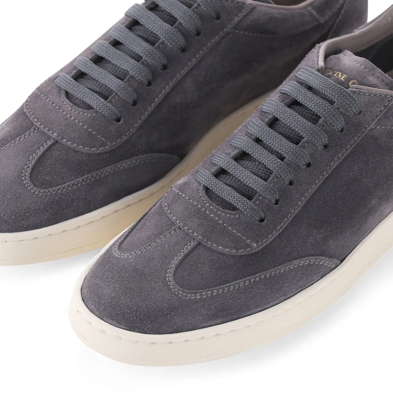 Officine Creative Schnürschuhe Sneaker aus Veloursleder blau(Image 6)