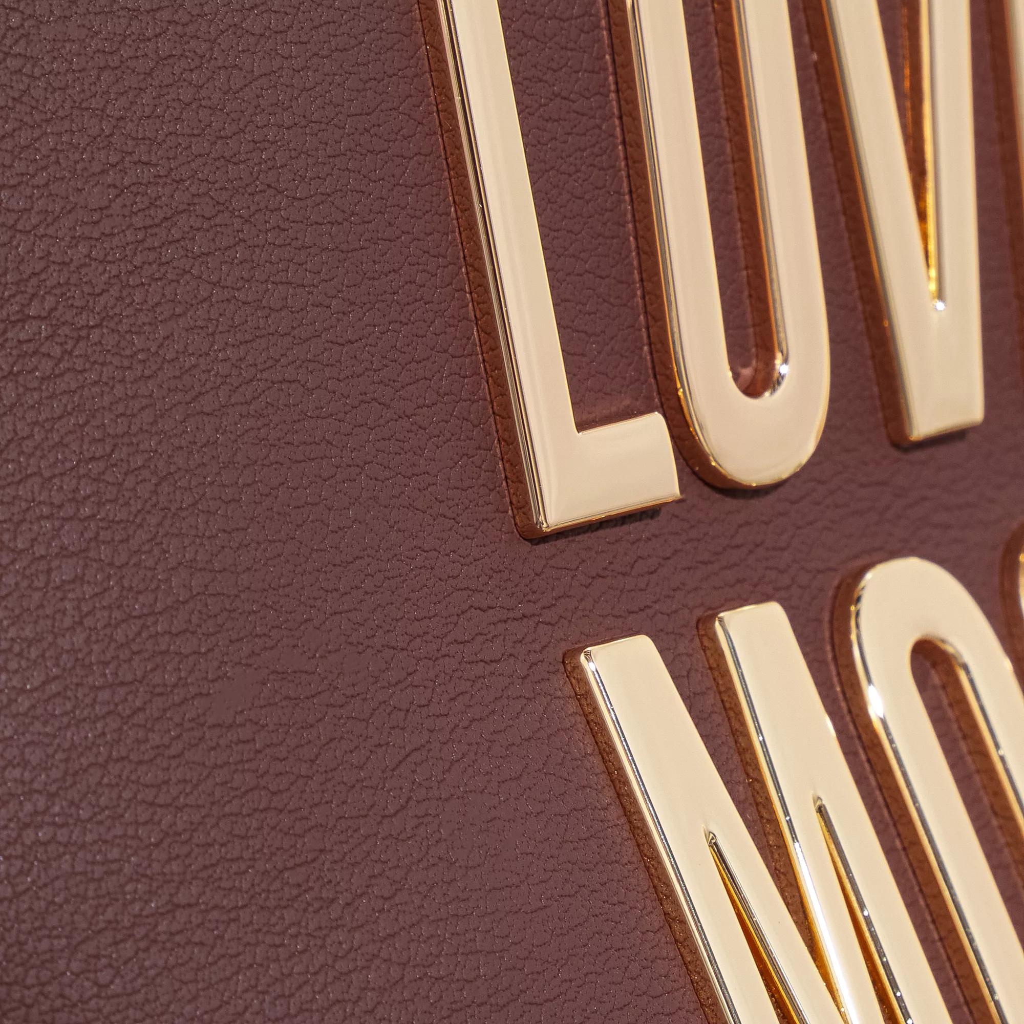 Love Moschino Bucket bags Bold Love in bruin