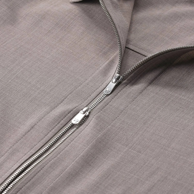 Marco Pescarolo Overgangsjas Jacke Avi aus Leinen grau(Image 4)