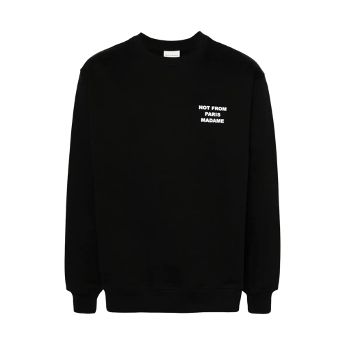 Drôle De Monsieur Sweatshirt mit Slogan black black Felpe