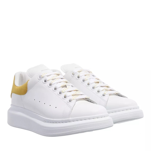 Alexander McQueen Larry Sneakers White/Pop Yellow lage-top sneaker