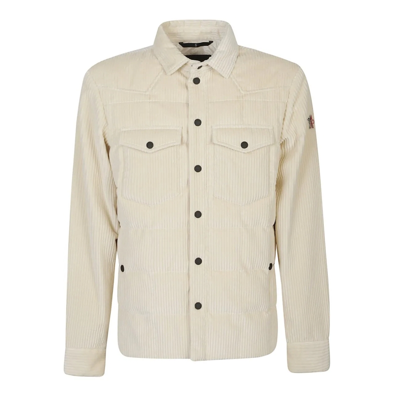 Moncler Daunenjacke Gelt Shirt Jacket White weiß