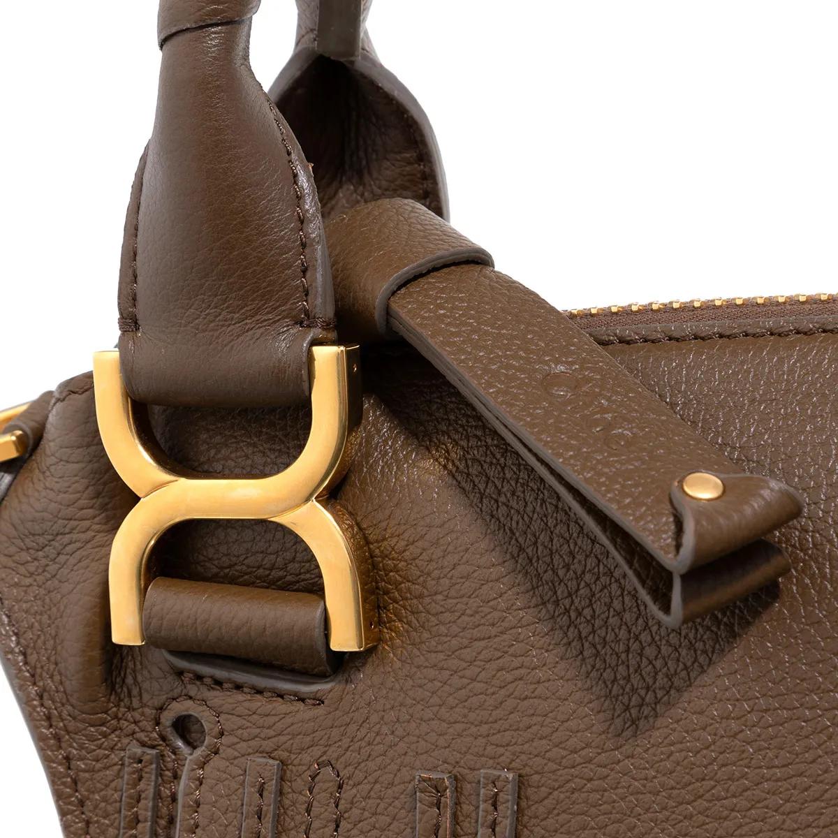 Chloé Satchels Marcie Shoulder Bag Small in taupe