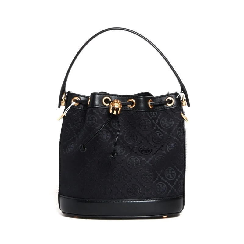 Tory Burch Bucket Bag Black Leather Bucket Bag Black