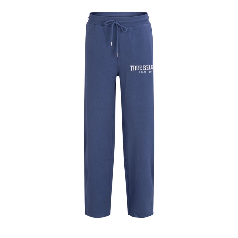 True Religion Hose Baggy Sweatpant ZIP UP blau