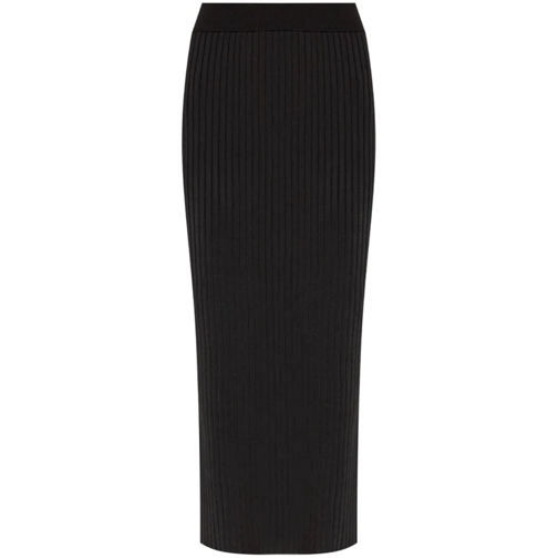 Jil Sander Black Pencil Skirt Black Gonne midi