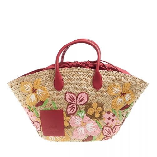 Ted Baker Appela Appleseed Embroidered Straw Basket Bag Cinnamon Korbtasche