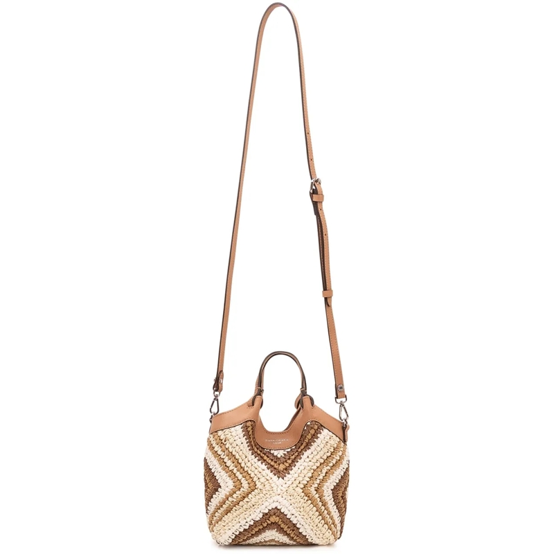 Gianni Chiarini Tote Borsa Dua Intrecciata con Manici beige(Image 2)