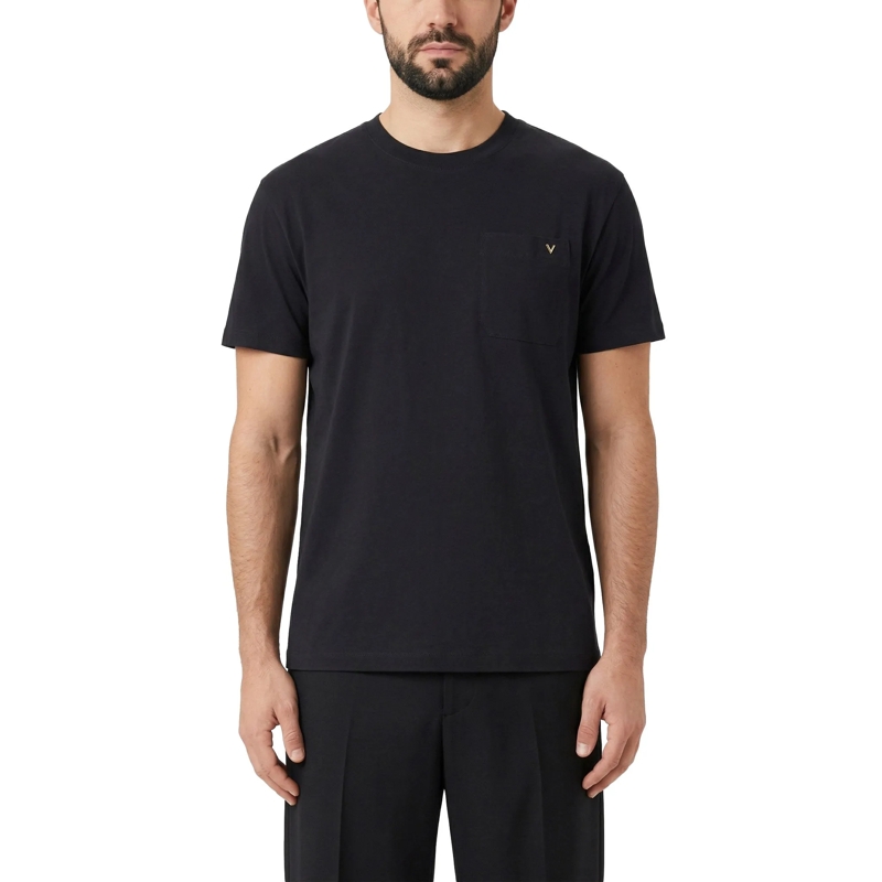 Valentino Garavani T-Shirt T-Shirt mit Logo-Detail weiß(Image 6)