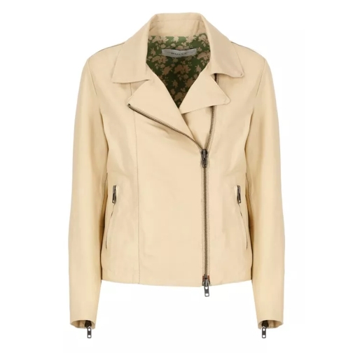 Bully Beige Leather Jacket Neutrals 