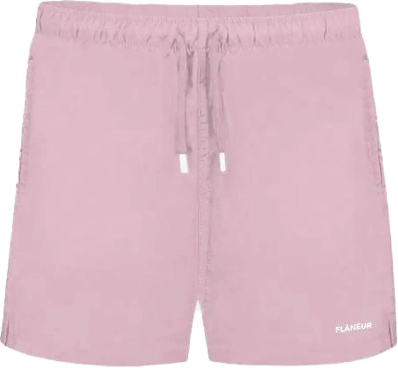 Thumbnail - Flâneur - Logo Swim Shorts  Mauve - Größe S - quarz