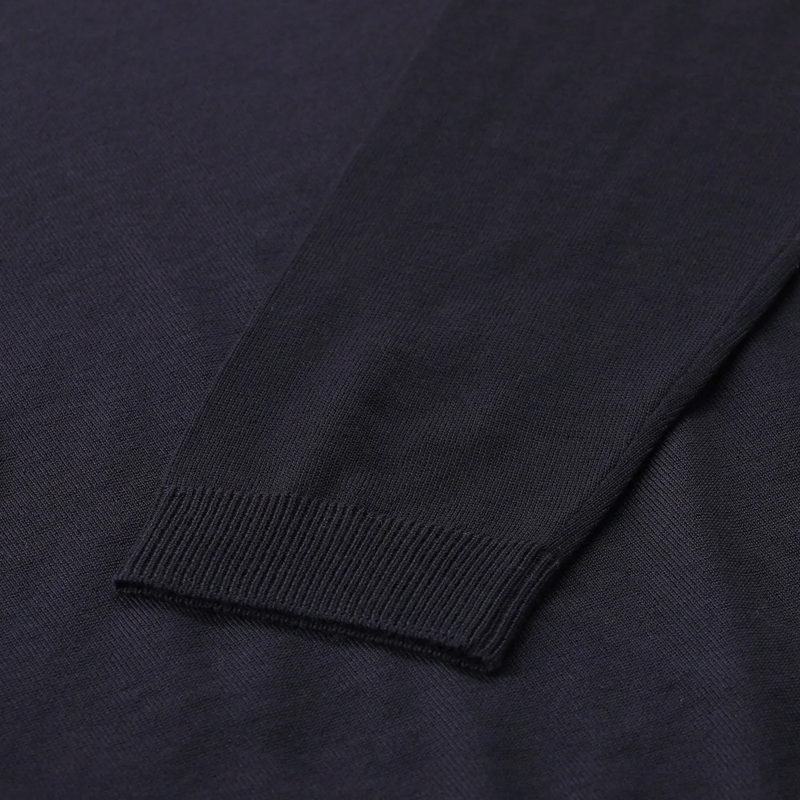Roberto Collina Pull Rollkragenpullover aus Merinowolle dunkelblau(Image 3)