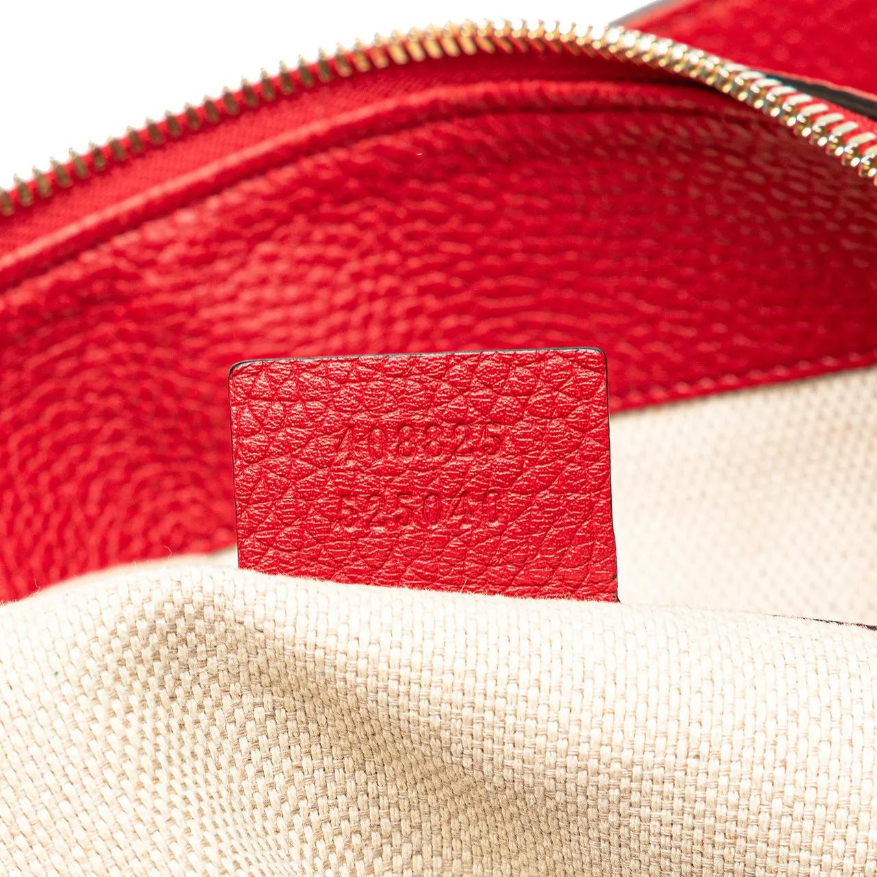 Thumbnail - Gucci Hobo Bags - Large Pebbled Calfskin Soho Convertible Hobo - Gr. unisize - in Rot - für Damen