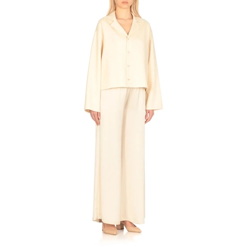 Fabiana Filippi Blazer Ivory Wool Blazer Neutrals (Image 2)
