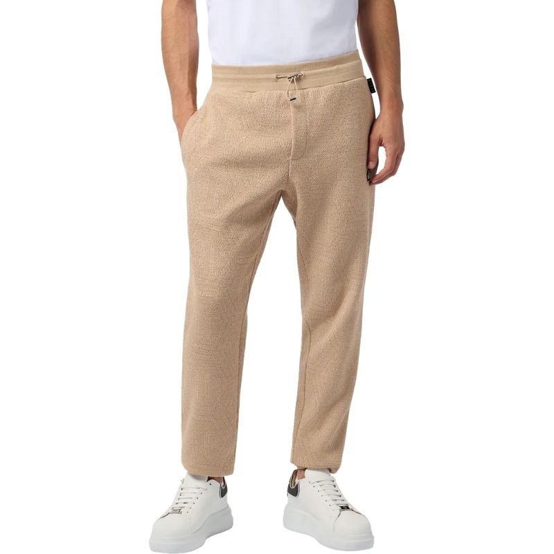 Philipp Plein Jogginghose Jacquard Joggers Monogram beige(Image 3)