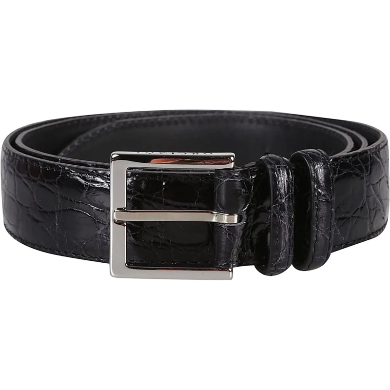 Orciani Ceinture Classic Belt Black schwarz
