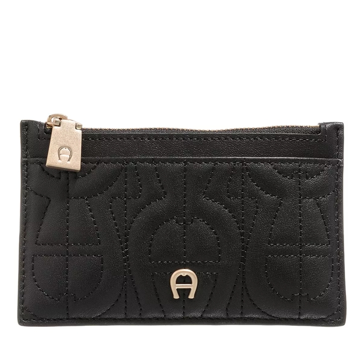 AIGNER Diad Black Card Case