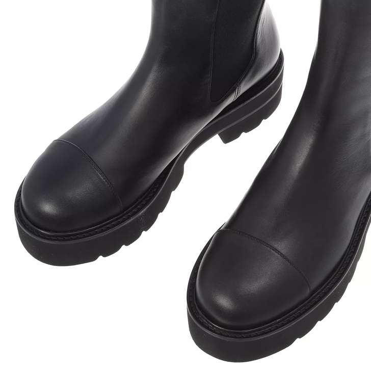 Stuart weitzman patent on sale leather ankle boots