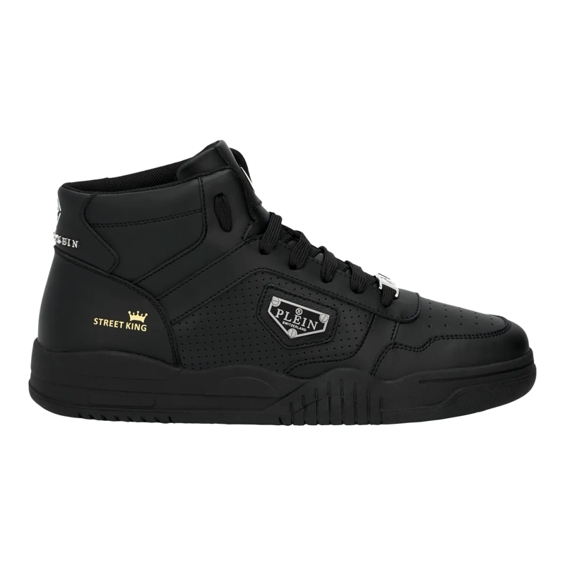 Philipp Plein Low-Top-Sneaker Mid-Top Turnschuhe Street schwarz(Image 3)