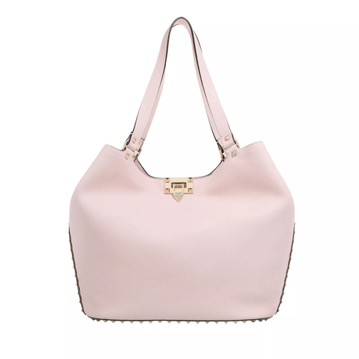 Valentino Garavani Rockstud Shopping Bag Pink Shopper