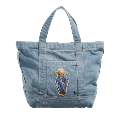 Polo Ralph Lauren Tote Sm Pp Tote-Tote-Small Washed Denim