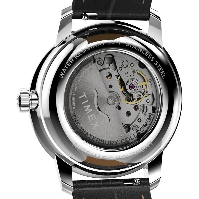 Timex Automatikuhr Mechanische Automatikuhr Waterbury Metropolitan Au schwarz(Image 4)