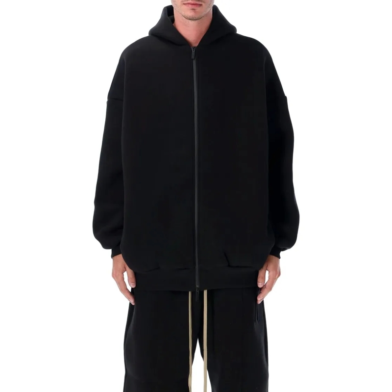 FEAR OF GOD  Athletics Zip-Up Hoodie Black
