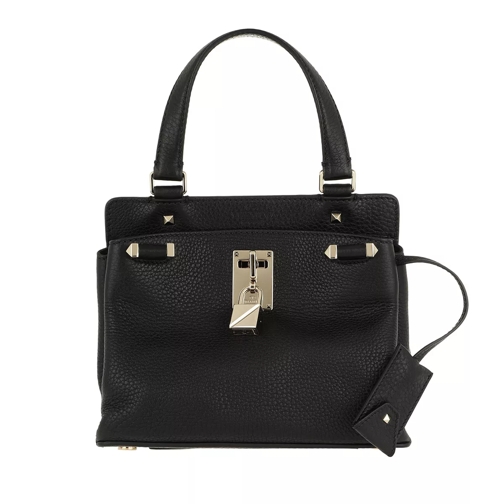 Valentino Garavani Piper Small Grained Leather Black Mini Bag