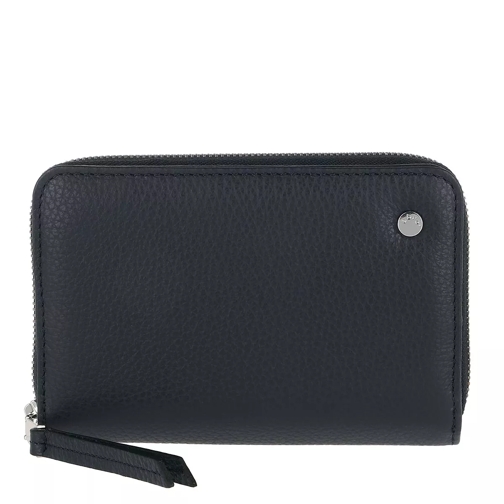 Abro Adria Leather Wallet Navy Bi-Fold Portemonnaie