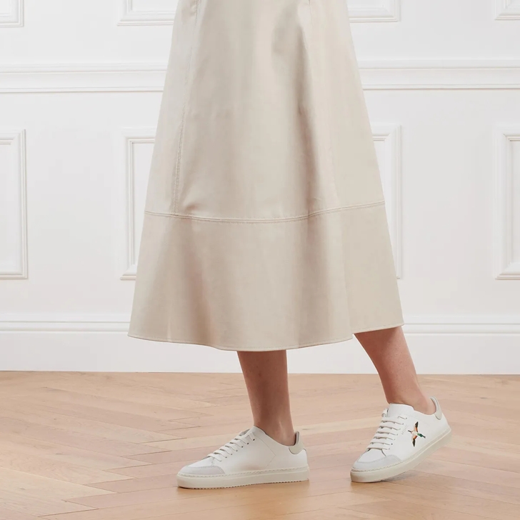 スニーカー AXEL ARIGATO Clean 90 Bee Bird Sneaker Axel Arigato Clean 90 Bee Bird Sneaker White/Beige | Low-Top
